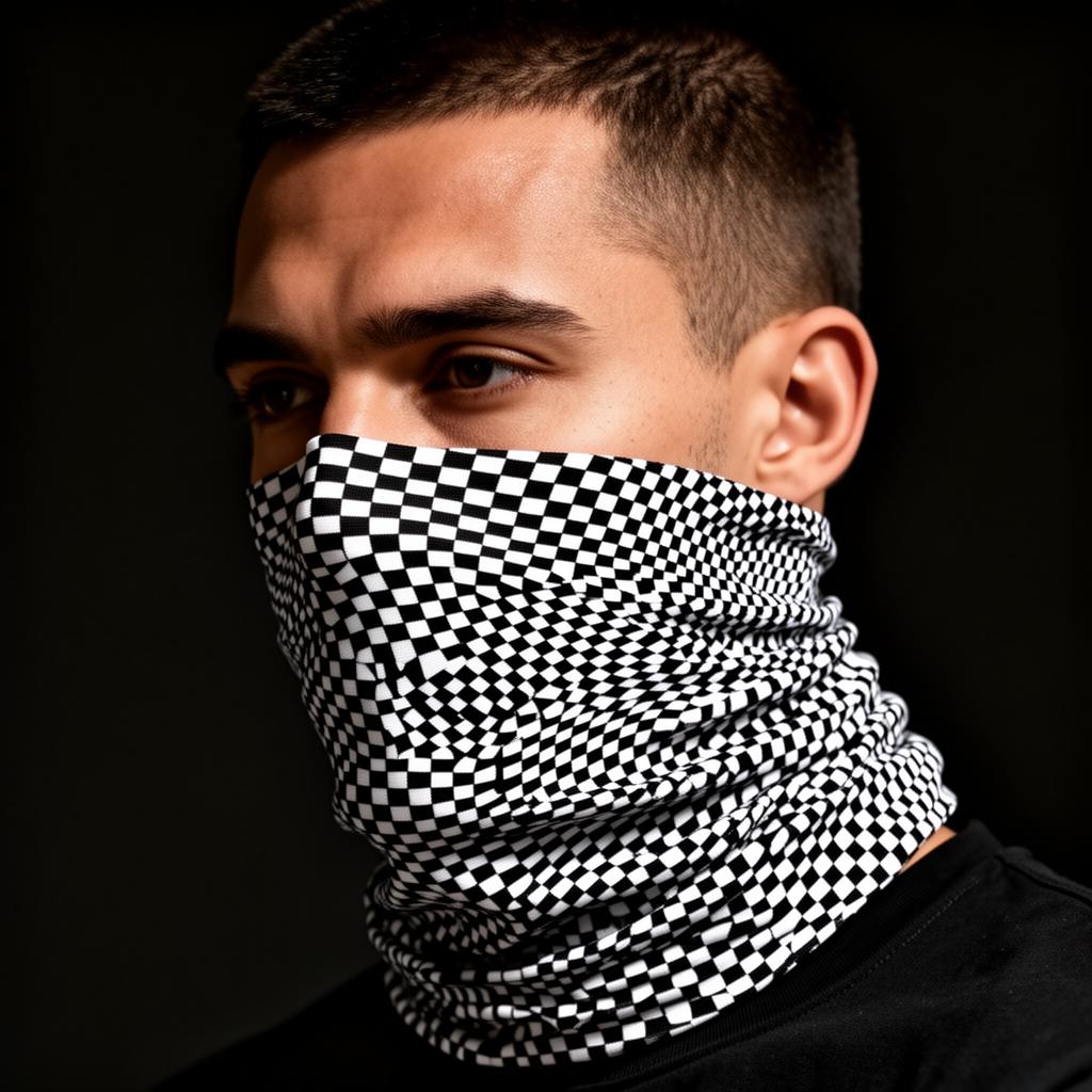 MOIRÉ / Neck Gaiter