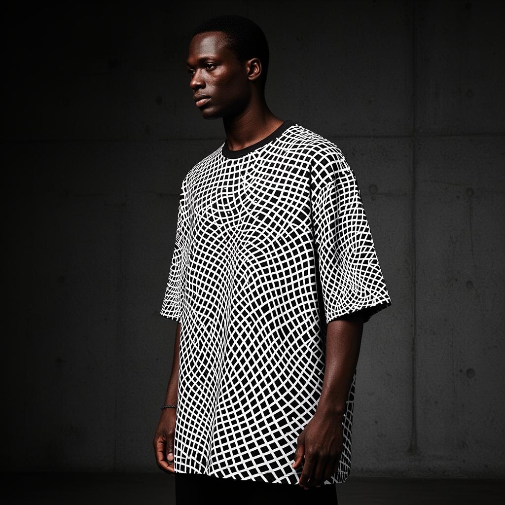 MOIRÉ / Oversized Tee